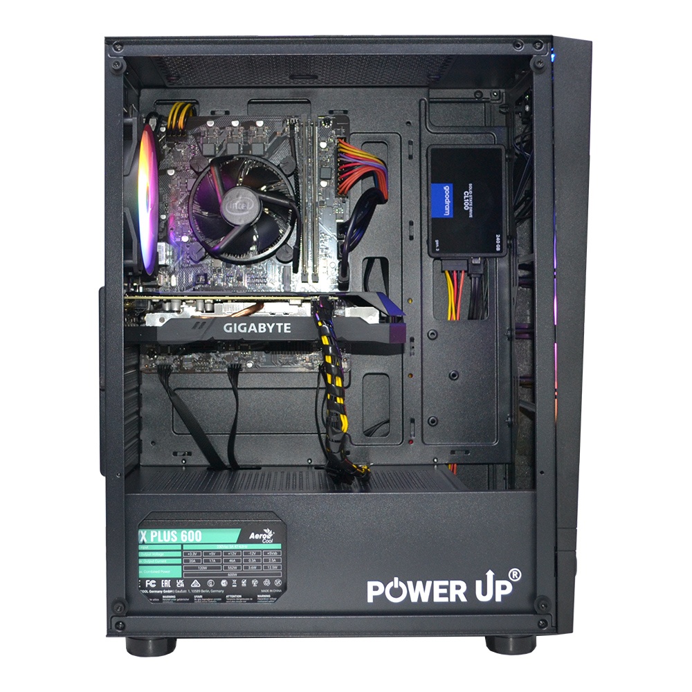 Рабочая станция PowerUp Desktop #155 Core i5 10400F/32 GB/SSD 512GB/GeForce GTX 1650 4GB