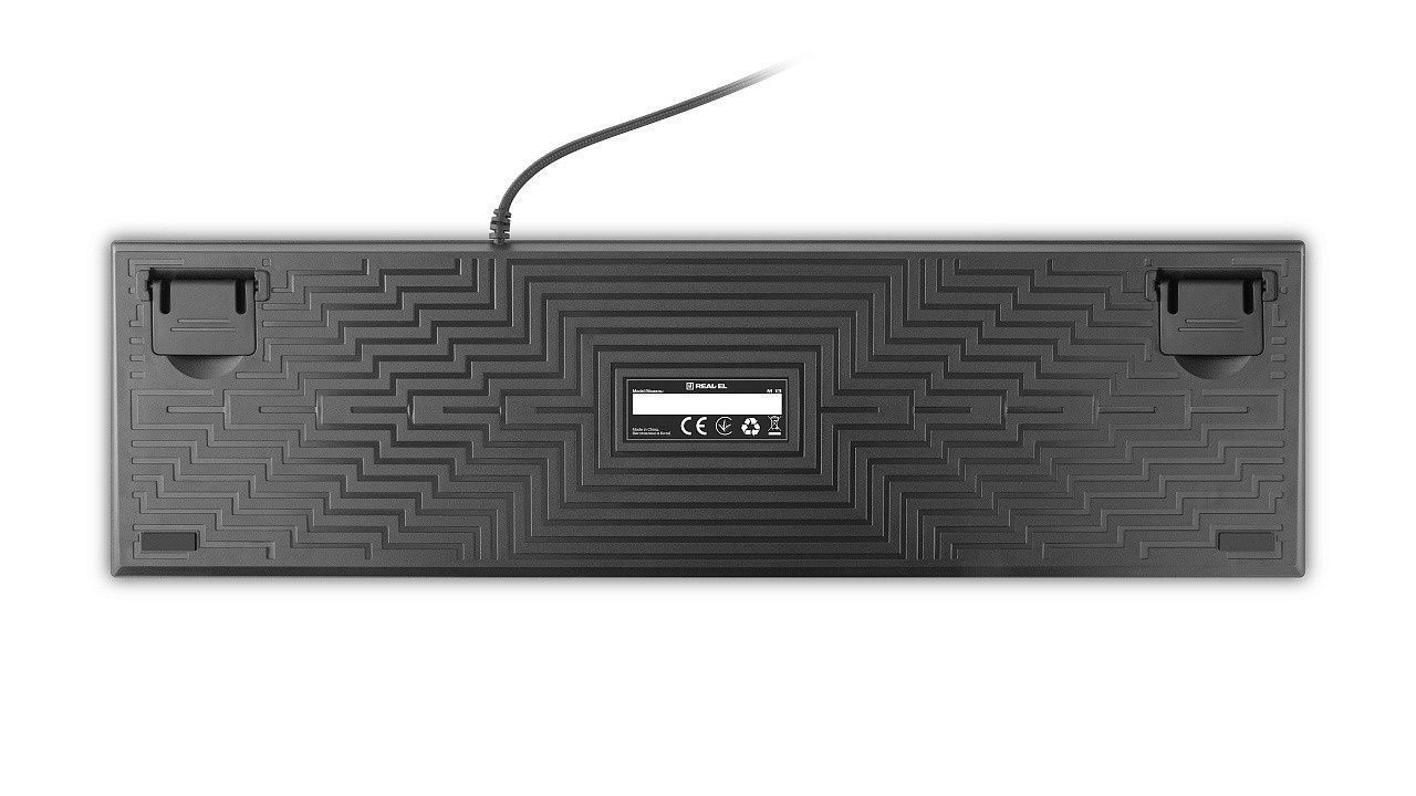Клавиатура REAL-EL M 13 Grey USB
