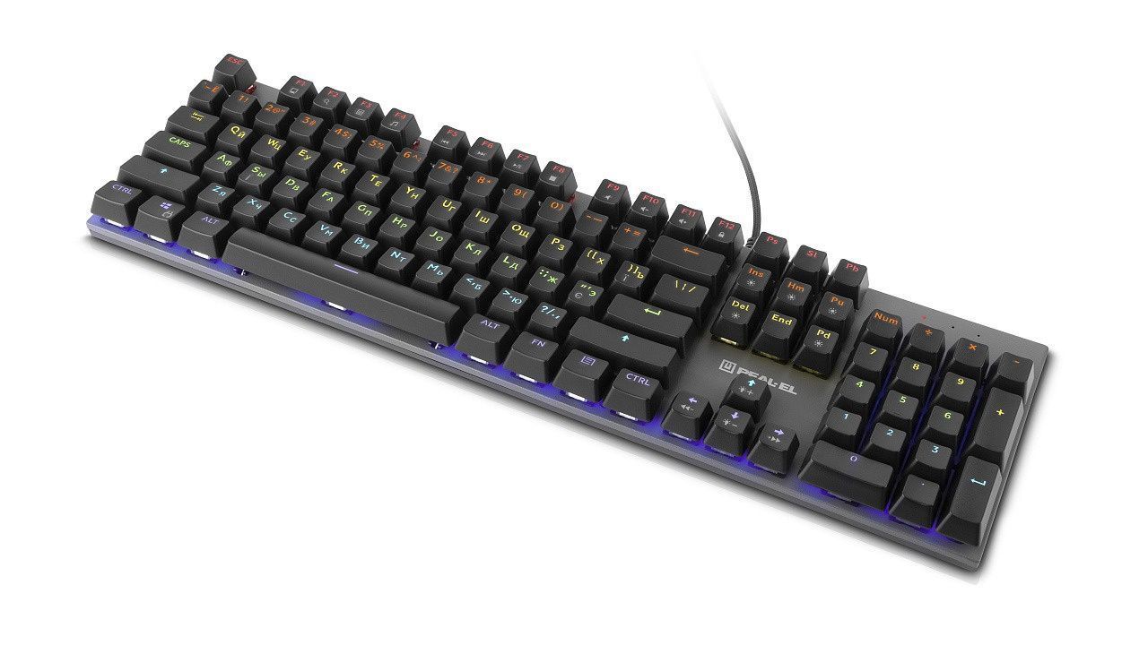 Клавиатура REAL-EL M 13 Grey USB