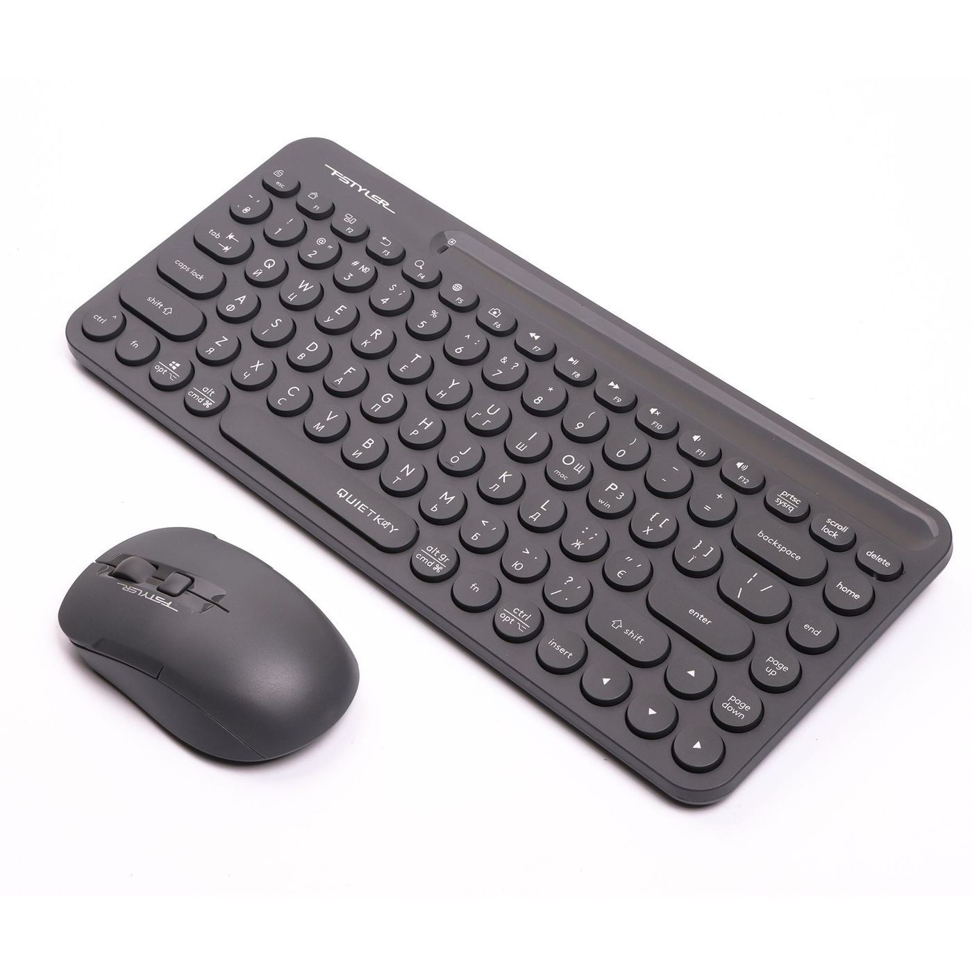 Комплект (клавіатура, миша) бездротовий A4Tech FG3200 Air2 Grey