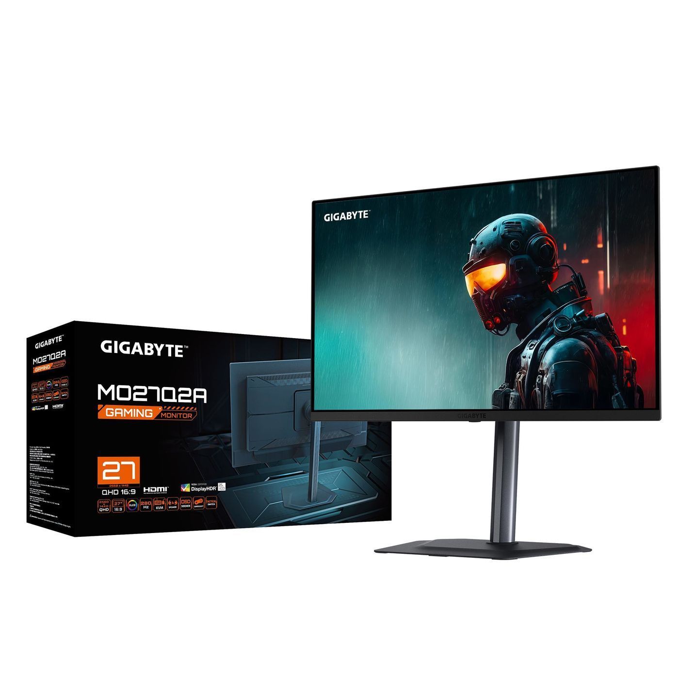 Monitor GIGABYTE 27" MO27Q2A EK OLED / 280Hz