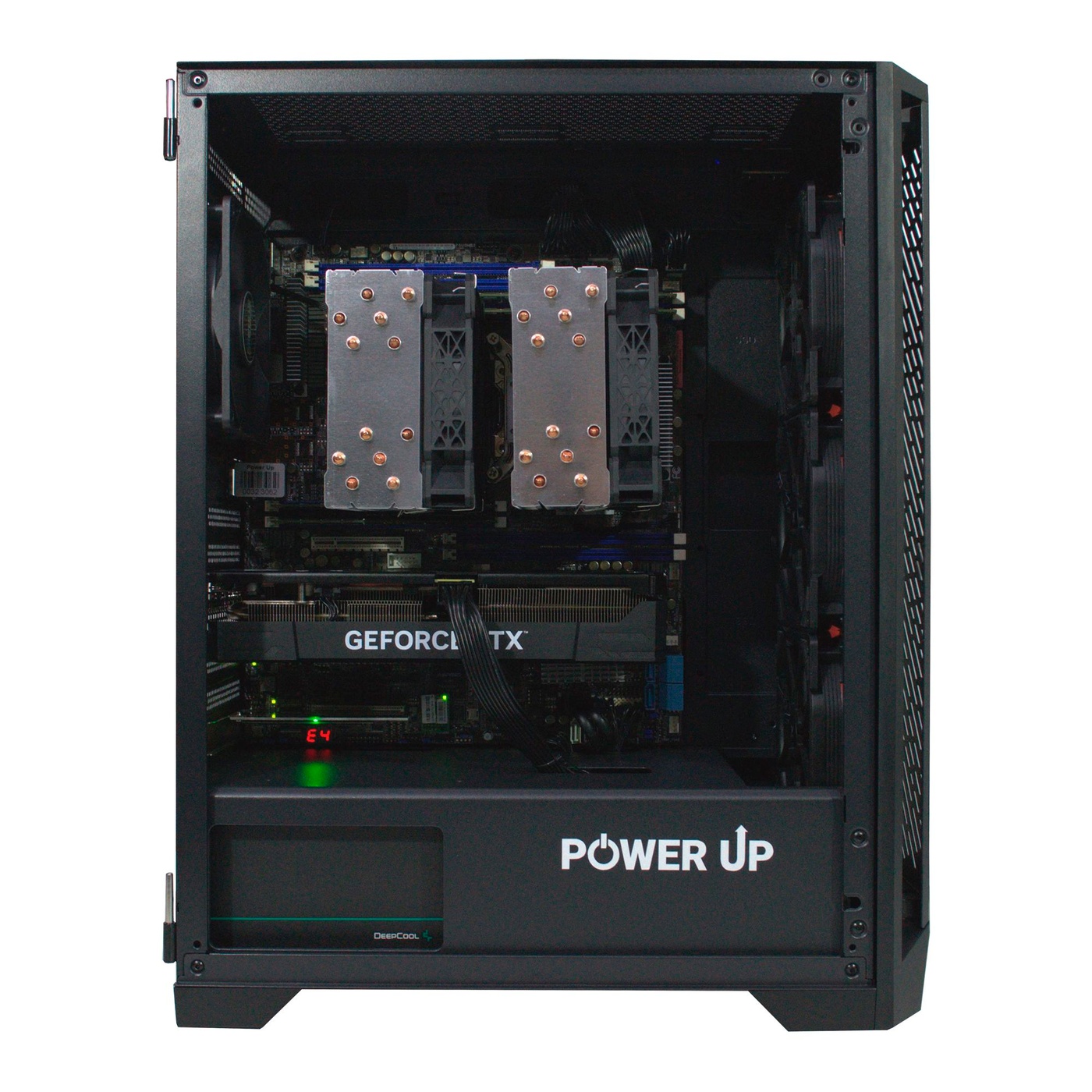 Двухпроцессорная рабочая станция PowerUp #312 Xeon E5 2695 v2 x2/32 GB/HDD 1 TB/SSD 256GB/GeForce RTX 3050 8GB