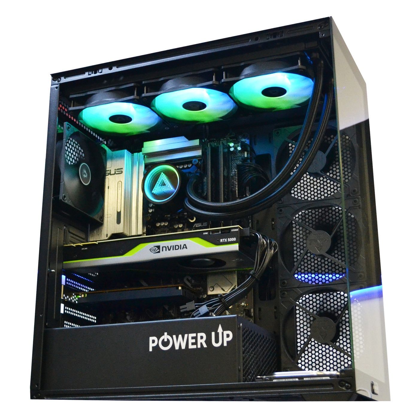 Рабочая станция PowerUp Desktop #806 Core Ultra 5 250KF PLUS/32 GB/SSD 1TB/NVIDIA Quadro RTX5000 16GB
