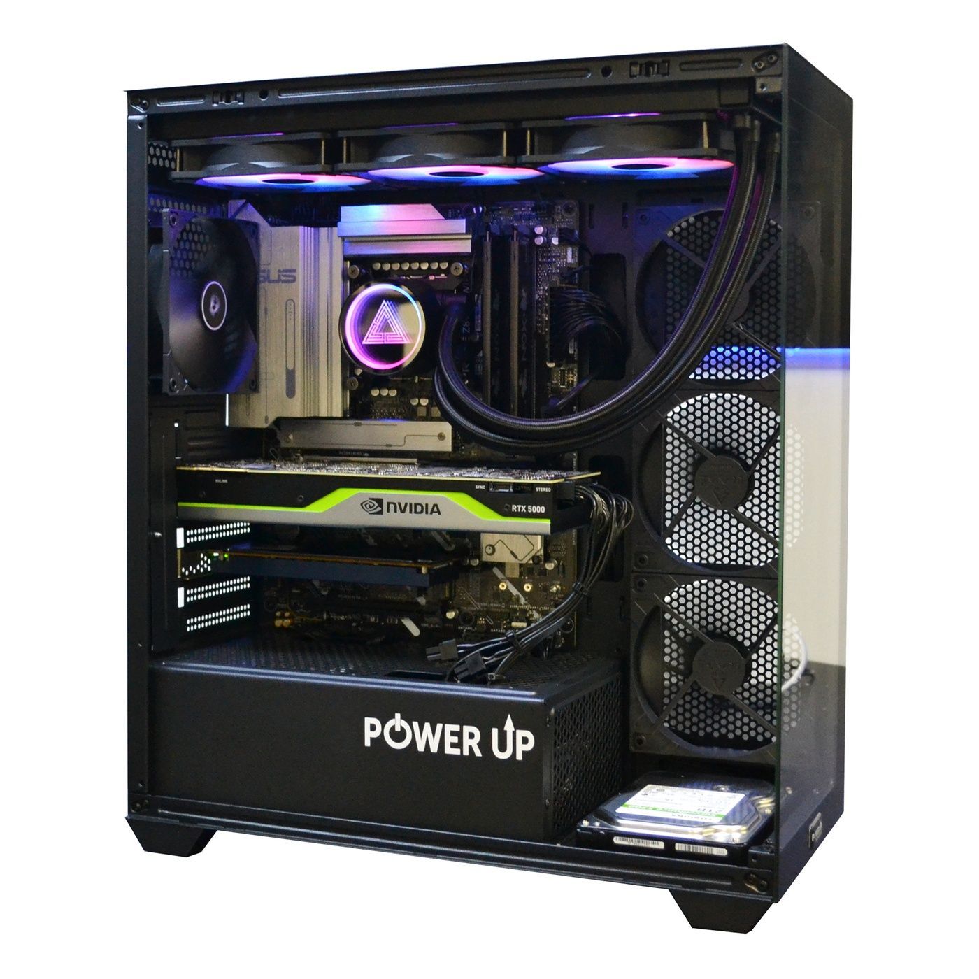 Рабочая станция PowerUp Desktop #806 Core Ultra 5 250KF PLUS/32 GB/SSD 1TB/NVIDIA Quadro RTX5000 16GB