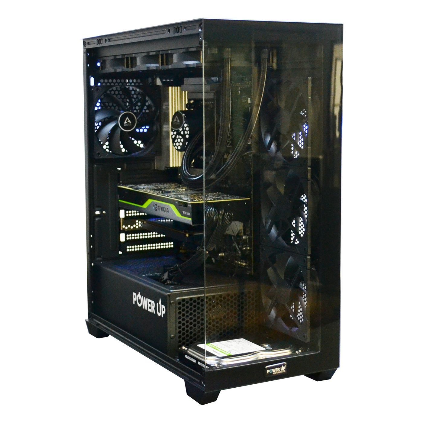 Рабочая станция PowerUp Desktop #806 Core Ultra 5 250KF PLUS/32 GB/SSD 1TB/NVIDIA Quadro RTX5000 16GB