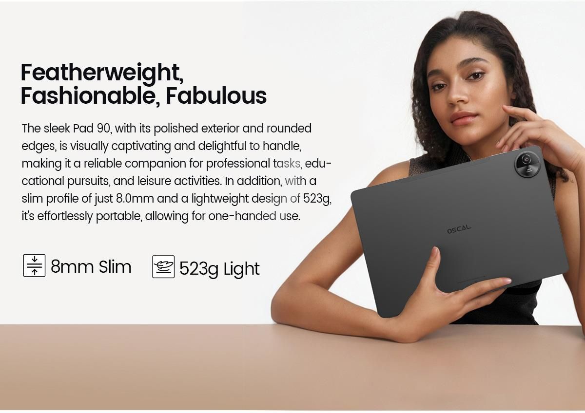 Планшет PAD90 10" 128GB PAD90 GREY OSCAL
