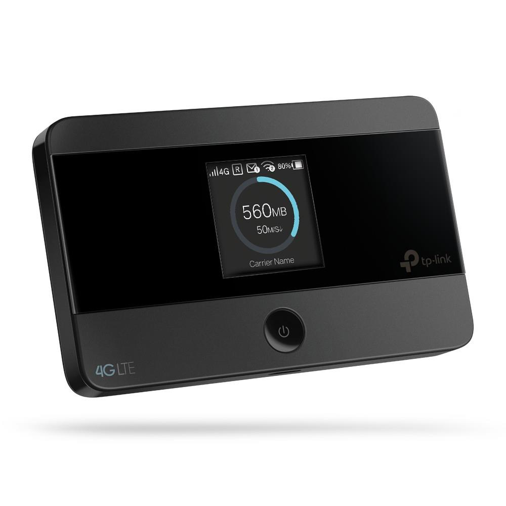 TP-LINK M7350 Mobile Router with screen and indicators TP-LINK M7350 with an informative display