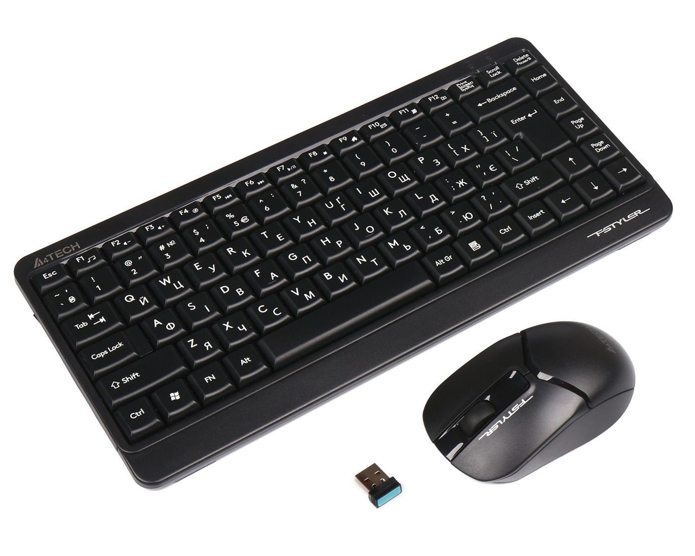 Комплект (клавиатура, мышь) беспроводной A4Tech FG1112 Black
