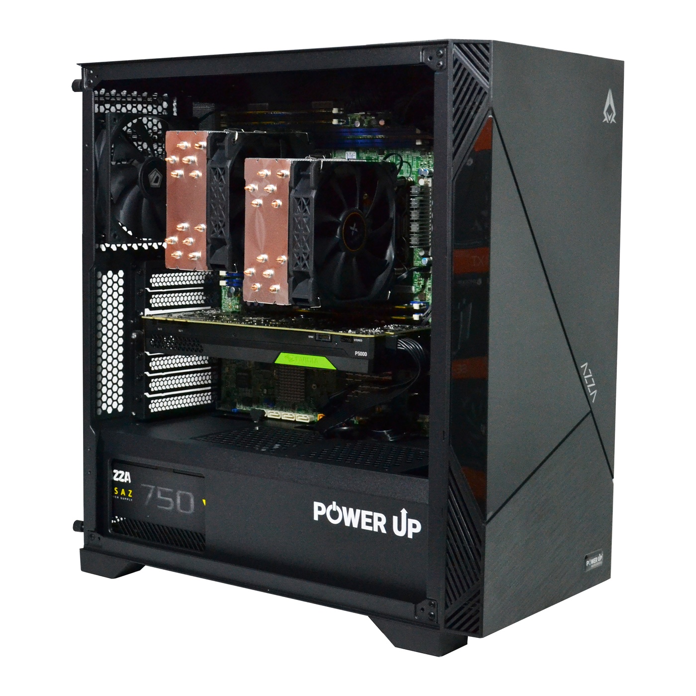 PowerUp Dual Processor Workstation #447 Xeon E5 2673 v4 x2/64 GB/SSD 1TB/NVIDIA Quadro P5000 16GB