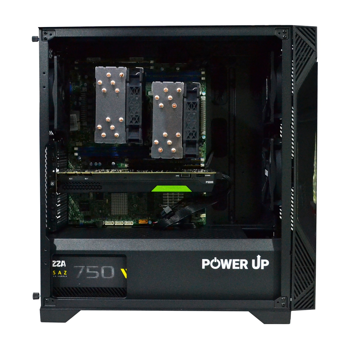 Двопроцесорна робоча станція PowerUp #447 Xeon E5 2673 v4 x2/64 GB/SSD 1TB/NVIDIA Quadro P5000 16GB