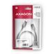 Кабель AXAGON BUCM2-CM30AB USB-C -USB-C 2.0, 3м, PD 240W 5A, Черный
