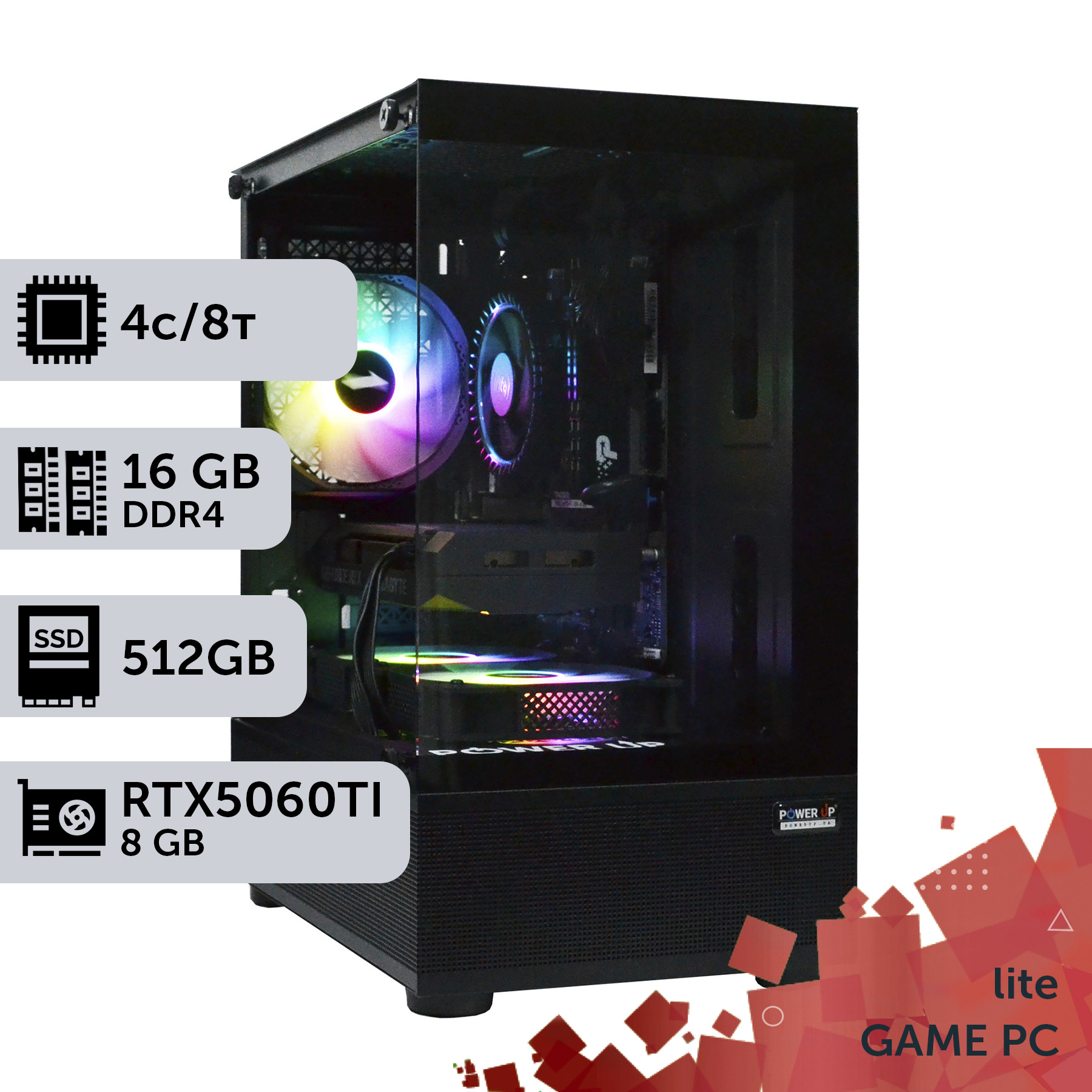 Бюджетна збірка ігрового ПК з NVMe-накопичувачем для Full HD — Core i3 12100F + RTX 5060 Ti