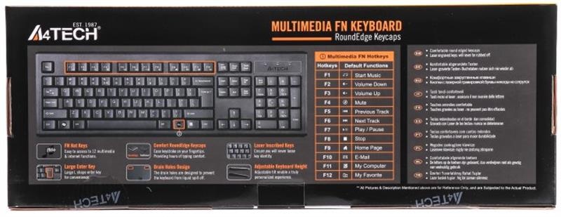 Keyboard A4tech KR-83 Black