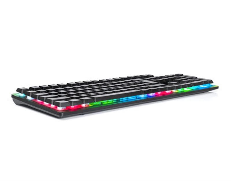 Keyboard REAL-EL Comfort 7011 Backlit Ukr Black