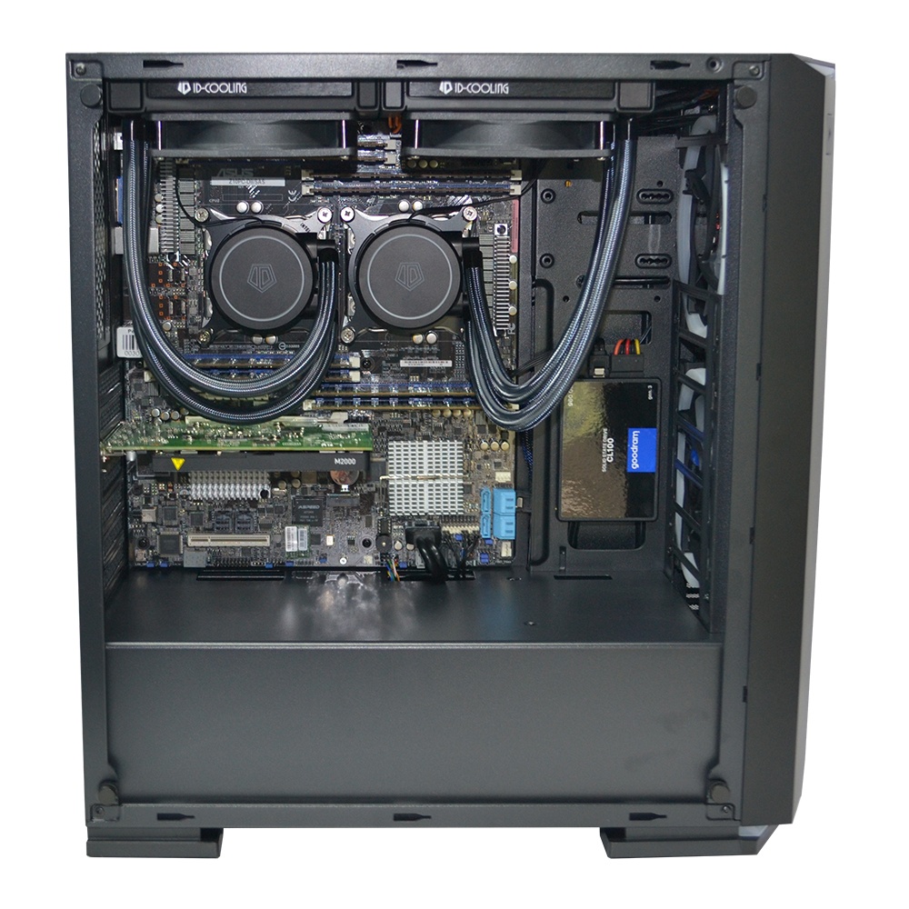Двопроцесорна робоча станція PowerUp #158 Xeon E5 2673 v4 x2/64 GB/HDD 1 TB/SSD 256GB/NVIDIA Quadro M2000 4GB