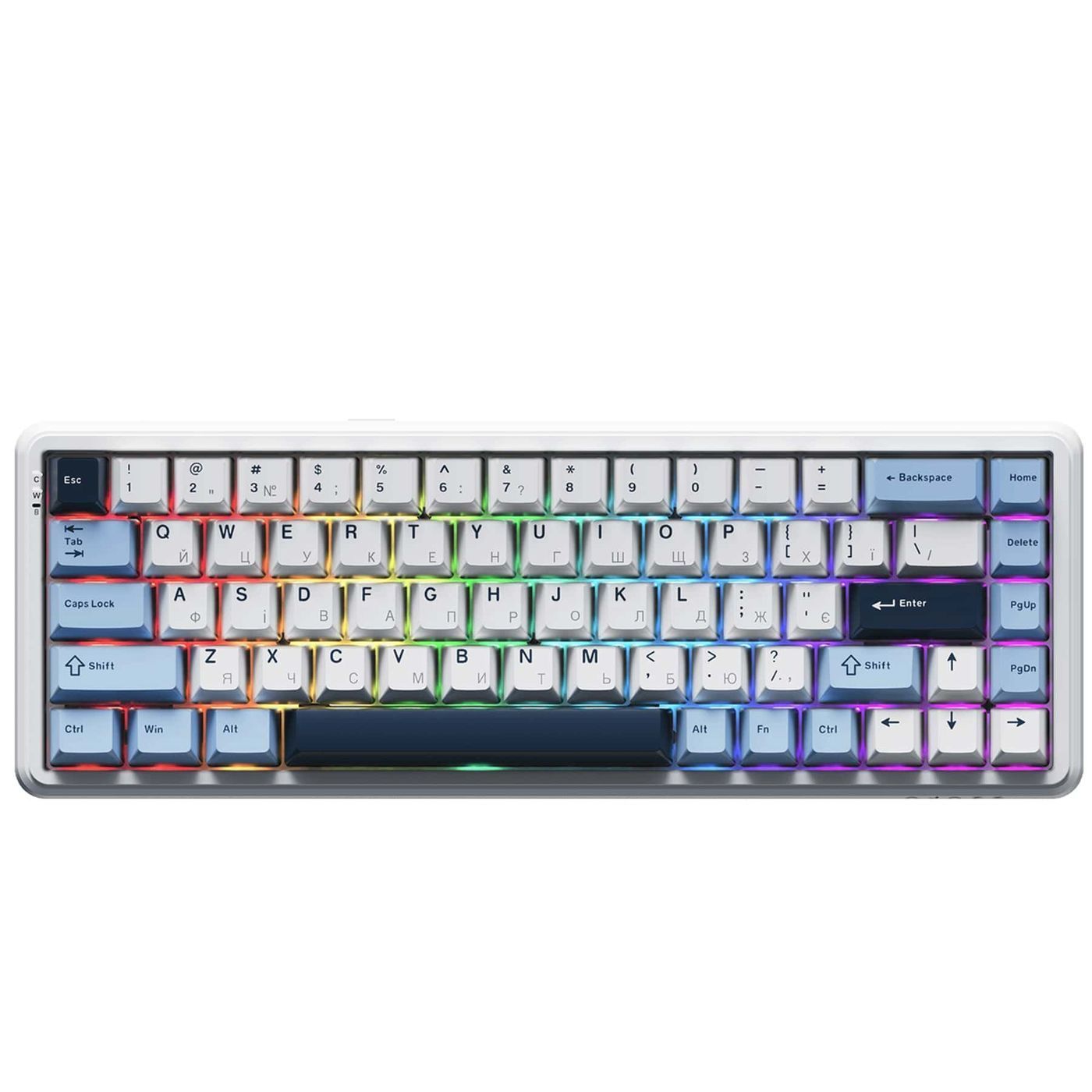 Keyboard Ajazz AK680 MAX Magnetic Switch RGB USB White (AK6