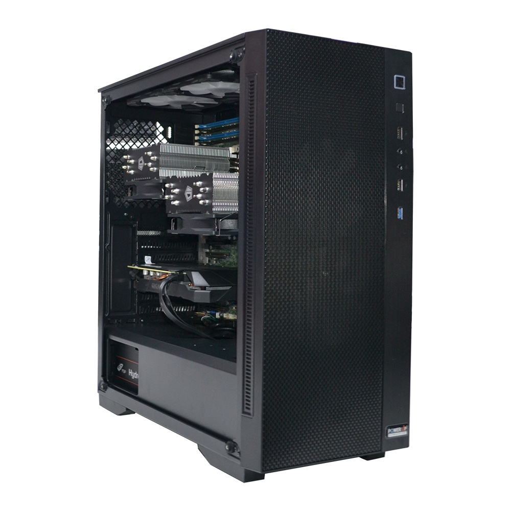 Двопроцесорна робоча станція PowerUp #195 Xeon E5 2643 v3 x2/64 GB/HDD 1 TB/SSD 256GB/GeForce GTX 1660Ti 6GB
