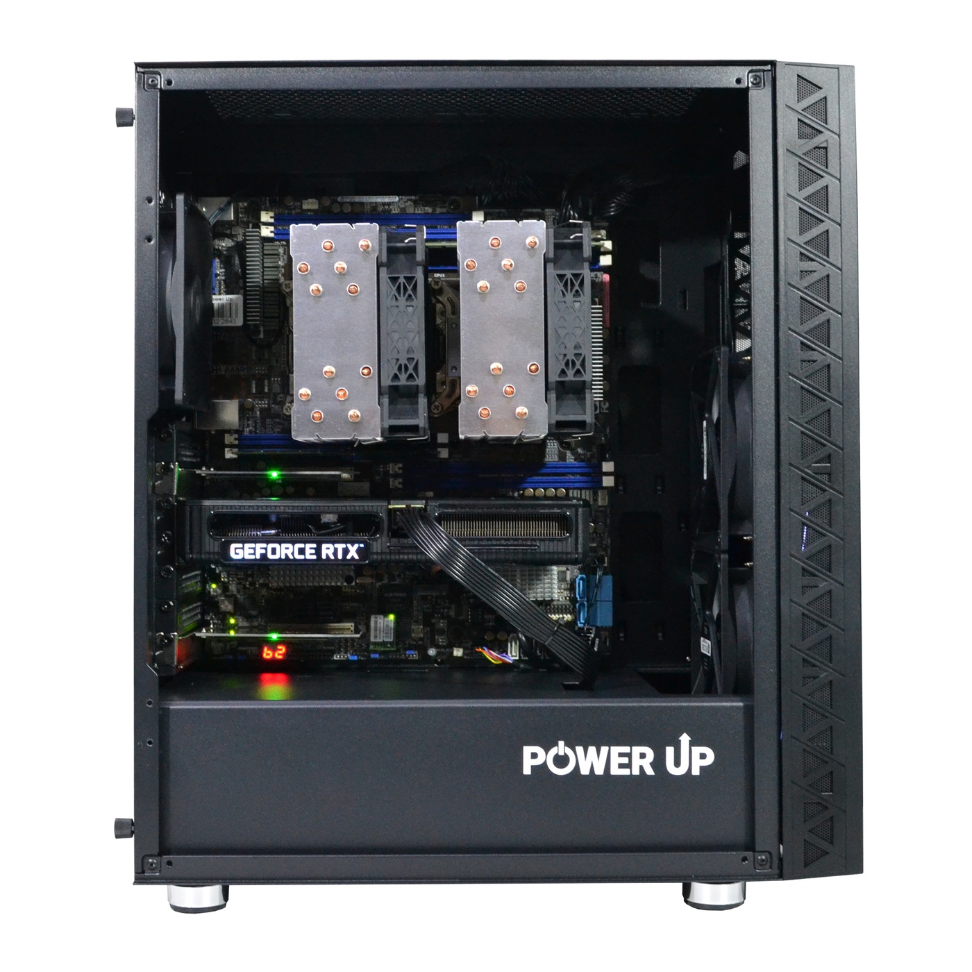 Двопроцесорна робоча станція PowerUp #363 Xeon E5 2699 v3 x2/64 GB/HDD 1 TB/SSD 512GB/GeForce RTX 4060 8GB