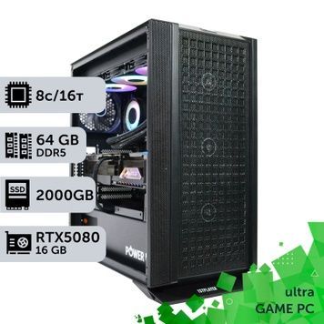 Игровой компьютер GamePC Ultra #420 Ryzen 7 9700х/64 GB/SSD 2TB/GeForce RTX 5080 16GB