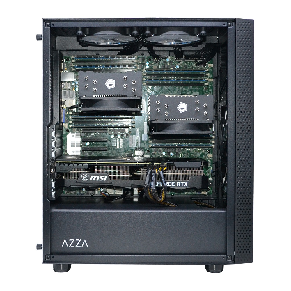 Двопроцесорна робоча станція PowerUp #337 Xeon E5 2690 x2/64 GB/HDD 1 TB/SSD 512GB/GeForce RTX 3060 12GB