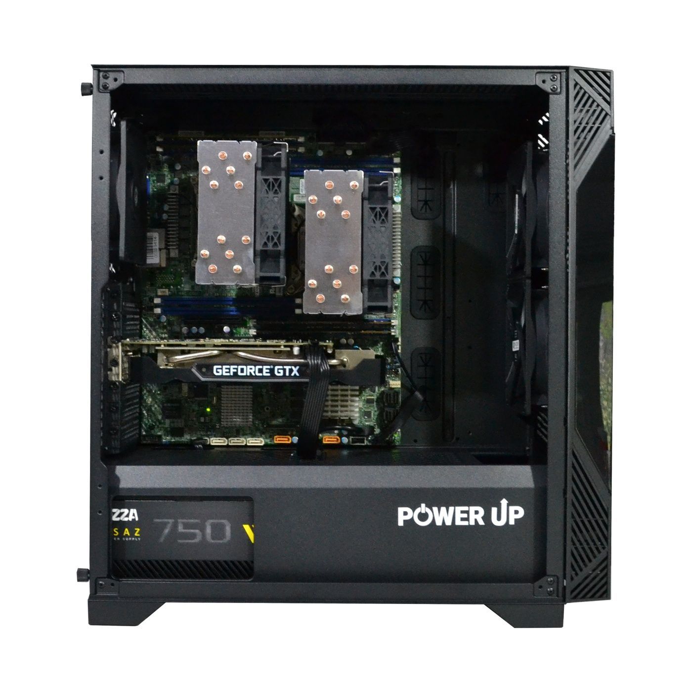 PowerUp #544 Dual-Processor Workstation with Xeon E5 2673 v4 x2/64 GB/1 TB SSD/GeForce RTX 5060Ti 8 GB