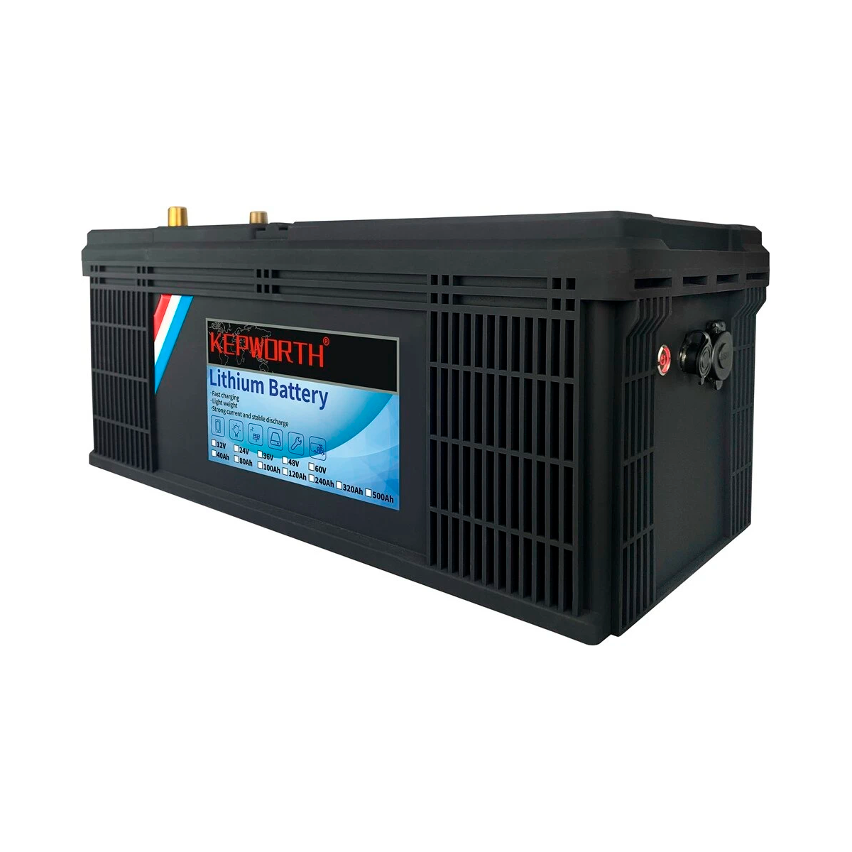 Kepworth 12V 200Ah Lifepo4 IP65 LiFePO4, BMS