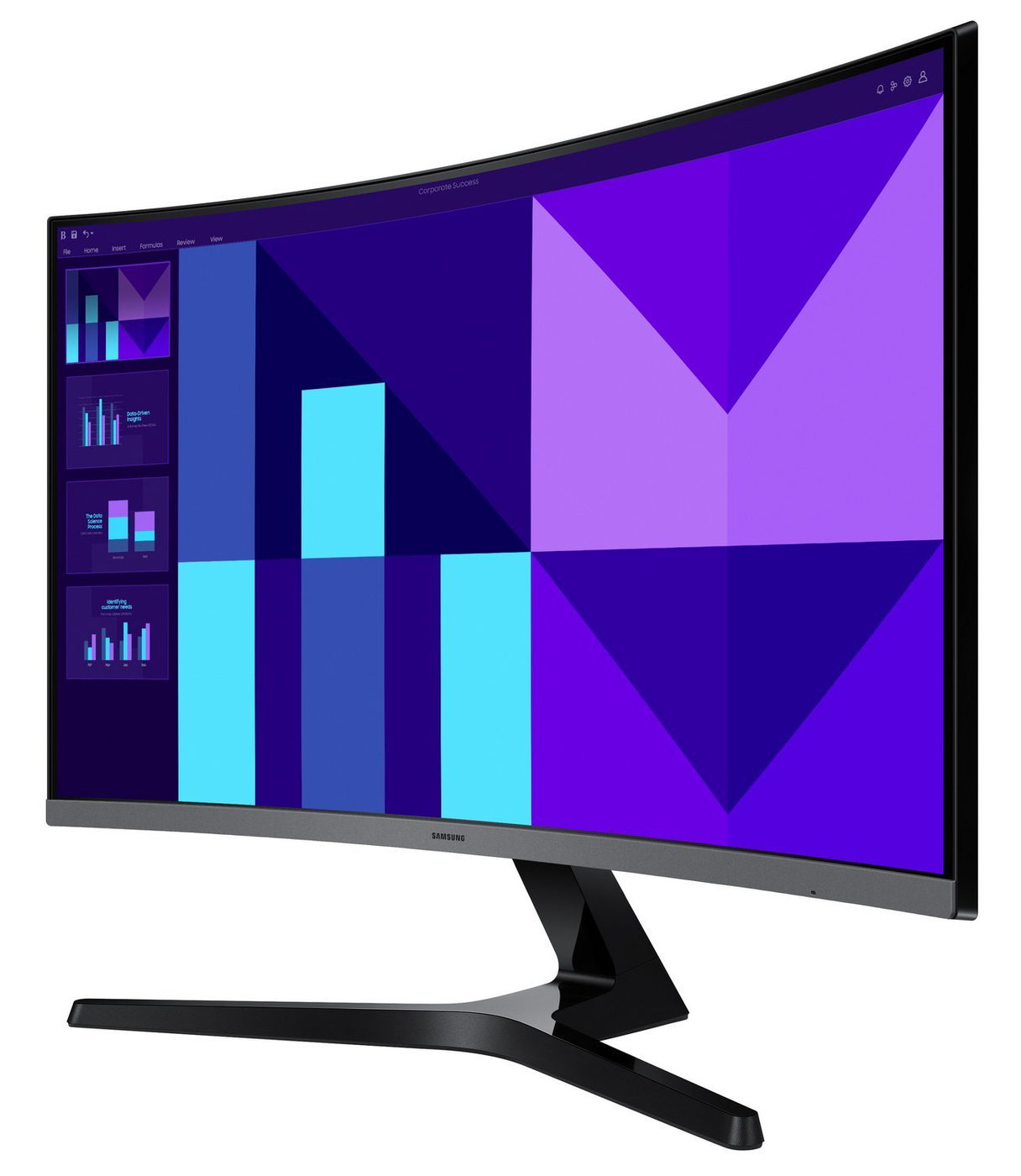 Монитор Samsung 27" Essential S3 S27D390G (LS27D390GAIXUA) VA Black Curved 100Hz