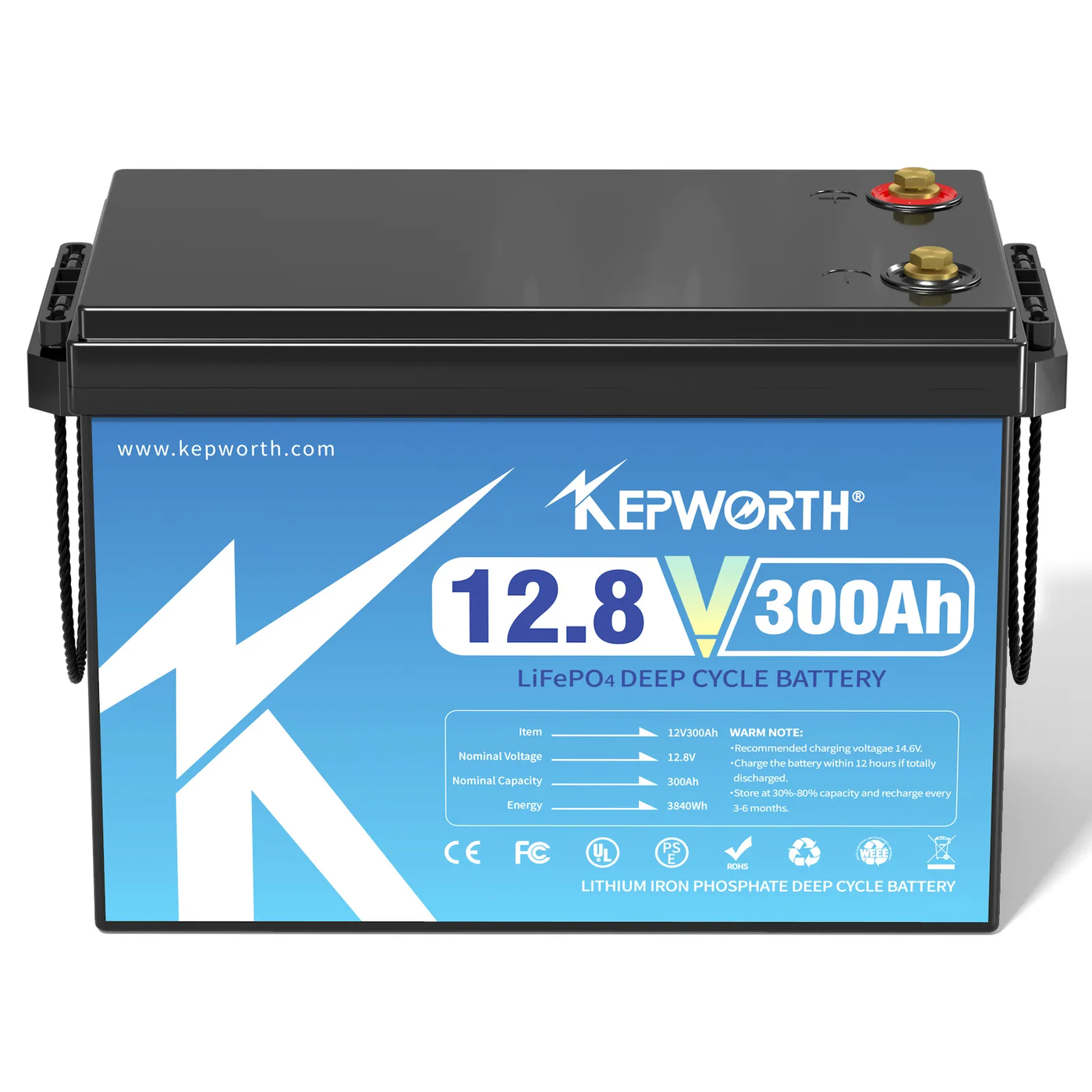 Аккумуляторная батарея Kepworth 12V 300Ah Lifepo4 LiFePO4, BMS (3840W*h)