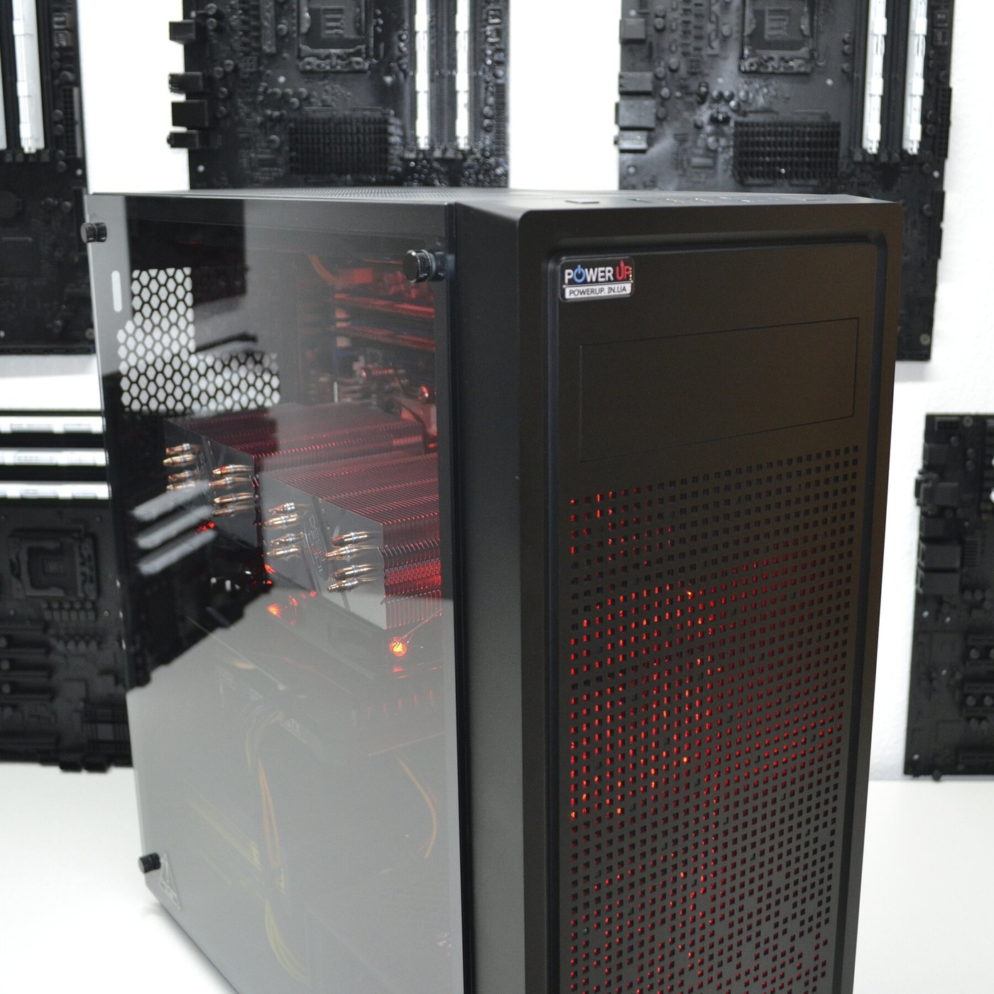 Двухпроцессорная рабочая станция PowerUp #175 Xeon E5 2670 x2/64 GB/SSD 240 GB/GeForce GTX 1660 6GB