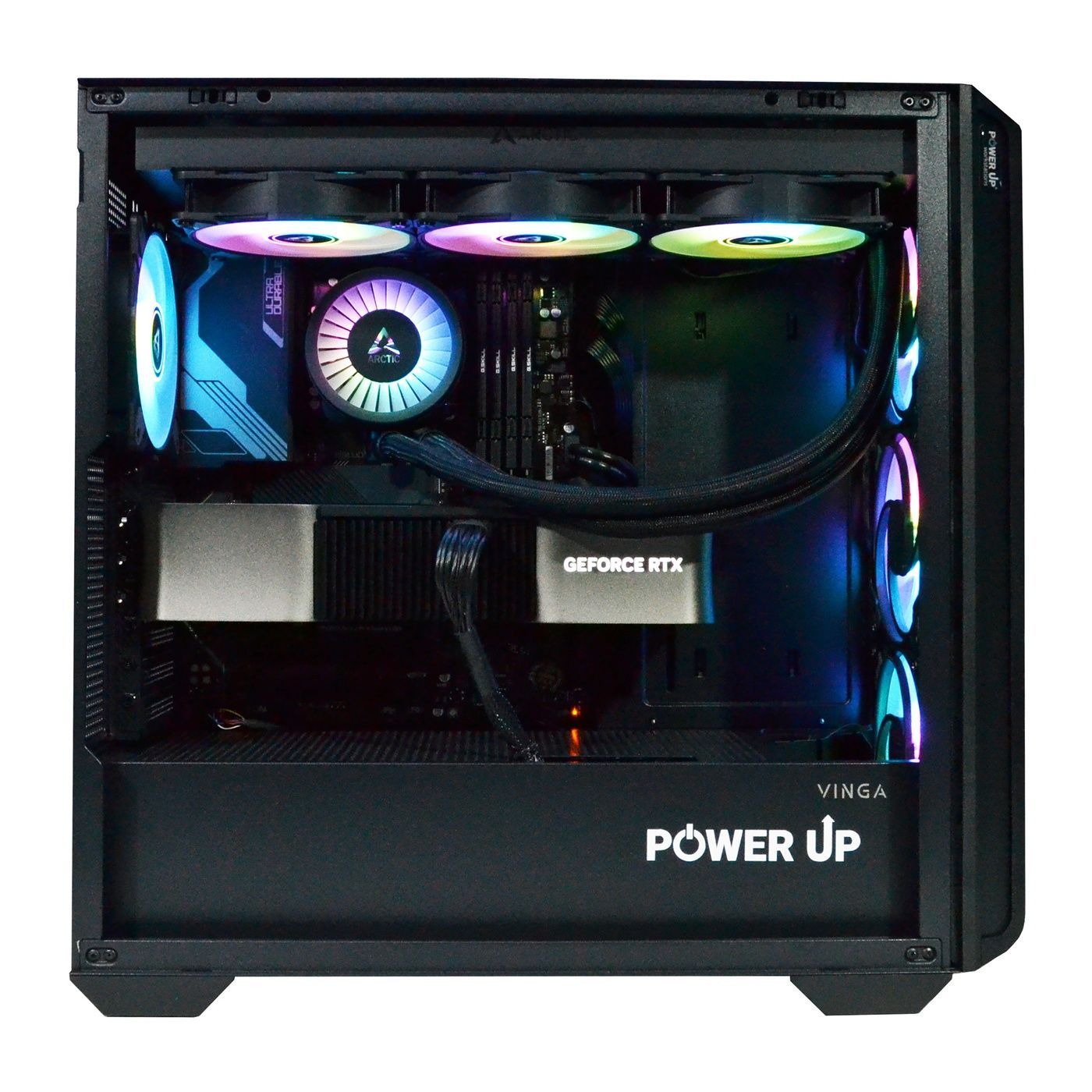 Рабочая станция PowerUp Desktop #613 Core i9 14900K/64 GB/SSD 1TB/GeForce RTX 5070 12GB
