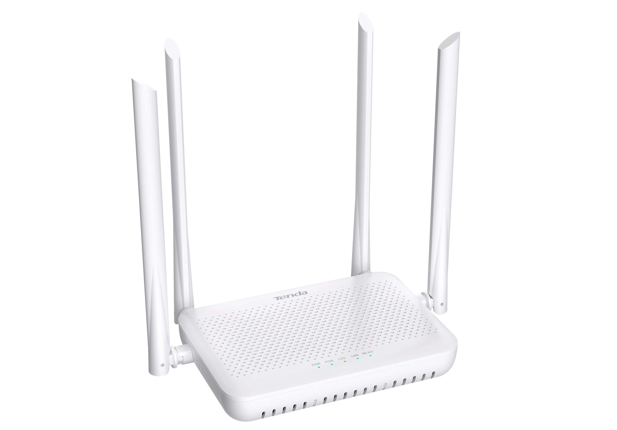Tenda HG10C Optical Network Terminal with a view of the ports