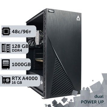 PowerUp #250 AMD EPYC 7642/128 GB/1 TB SSD/NVIDIA Quadro RTX A4000 16 GB Workstation