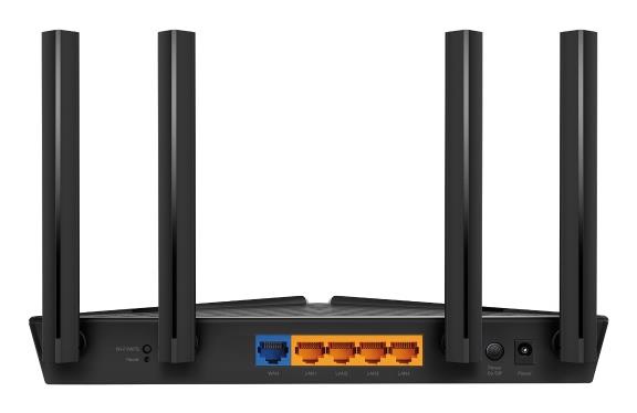 Задня панель роутера TP-Link EX520 з гігабітними портами