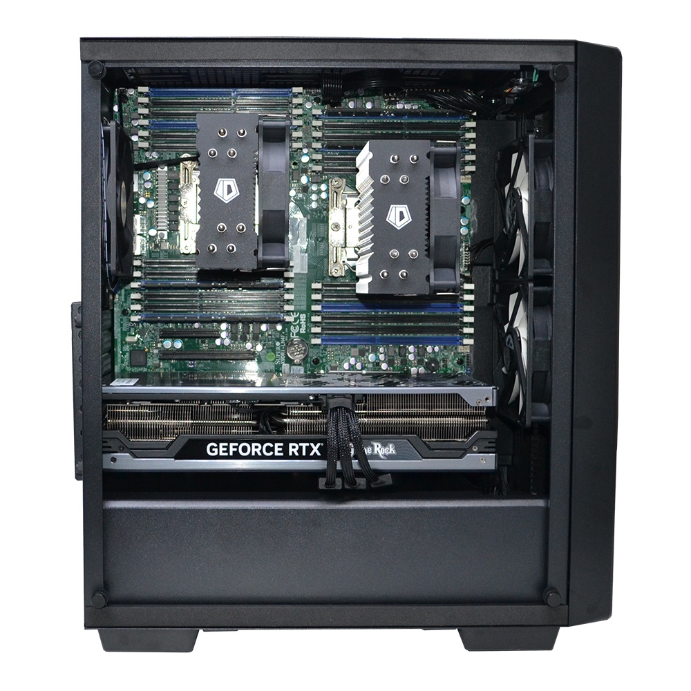 Двопроцесорна робоча станція PowerUp #365 Xeon E5 2699 v4 x2/64 GB/HDD 1 TB/SSD 512GB/GeForce RTX 4060 8GB