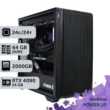 PowerUp Desktop #540 Core Ultra 9 285K/64GB/2TB SSD/GeForce RTX 4090 24GB