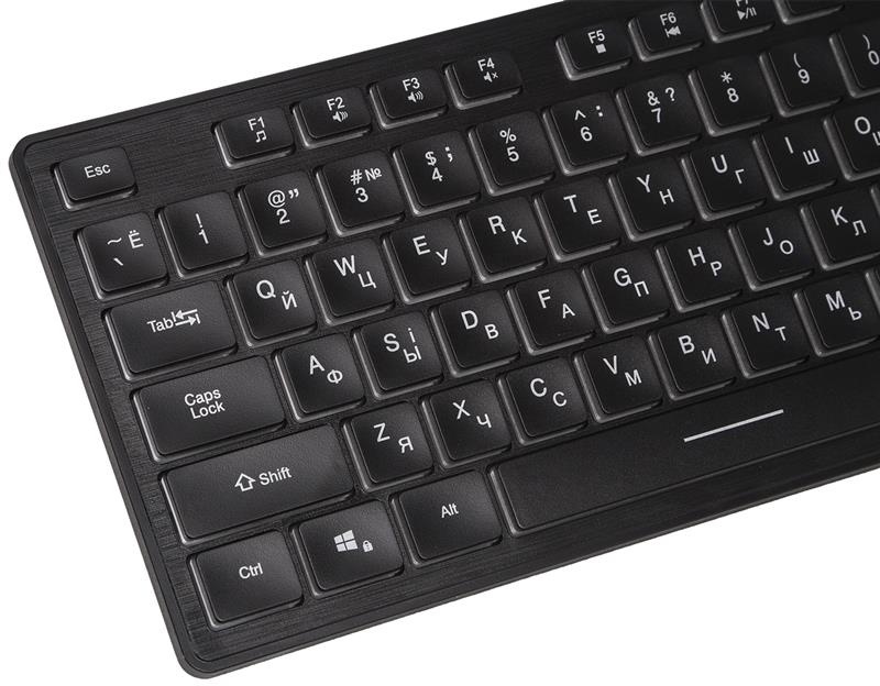 Keyboard REAL-EL Comfort 7070 Ukr Black