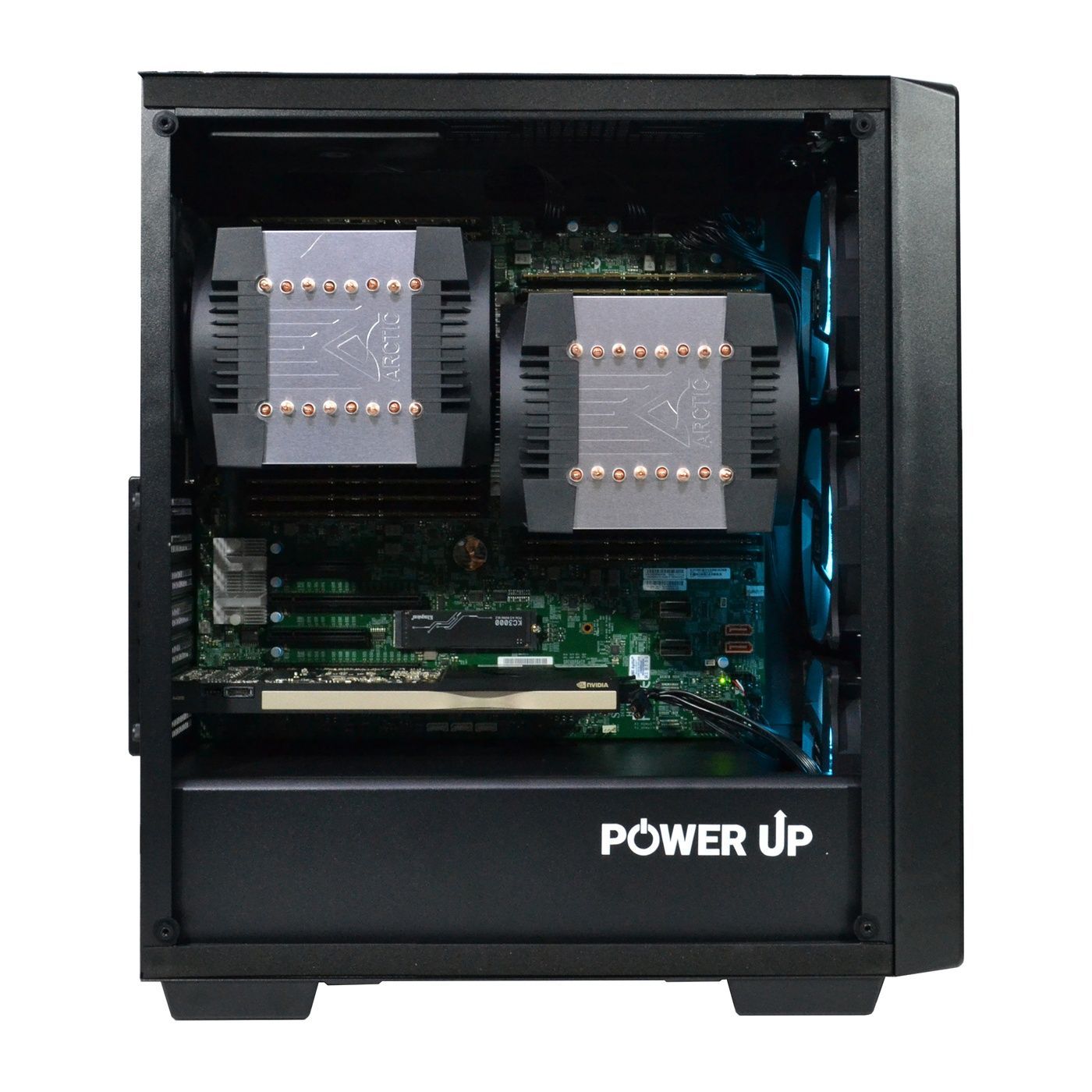Комп'ютер Power Up #11 для ANSYS/AMD EPYC 7С13 x2/256 GB/SSD 1TB/NVIDIA Quadro RTX PRO 4000B 24GB