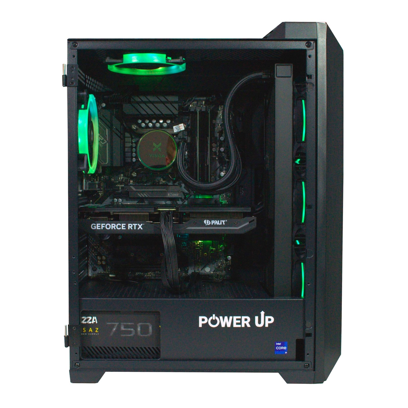 Робоча станція PowerUp Desktop #298 Core i9 14900K/128 GB/SSD 2TB/GeForce RTX 3060 12GB