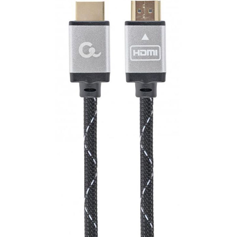 Cablexpert HDMI - HDMI V 2.0 (M/M) Cable, 3 m, Black/Gray (CCB-HDMIL-3M) Box