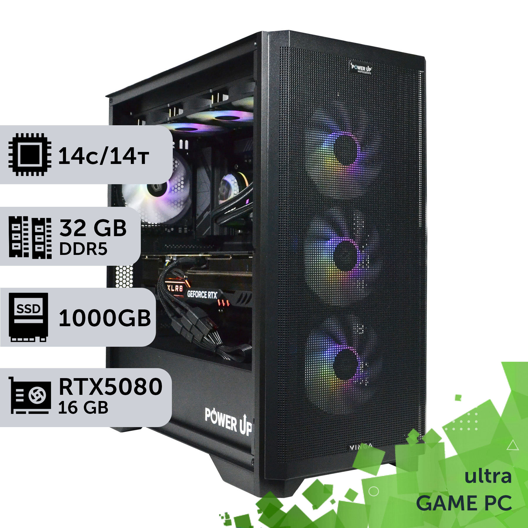 Топова ігрова збірка з оперативною пам'яттю DDR5 для 4K — Core Ultra 5 245KF + RTX 5080