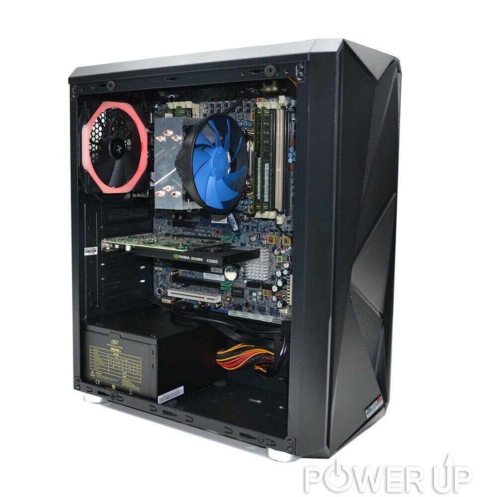 Рабочая станция PowerUp #268 Xeon E5 2670/32 GB/HDD 1 TB/SSD 120 GB/NVIDIA Quadro M2000 4GB