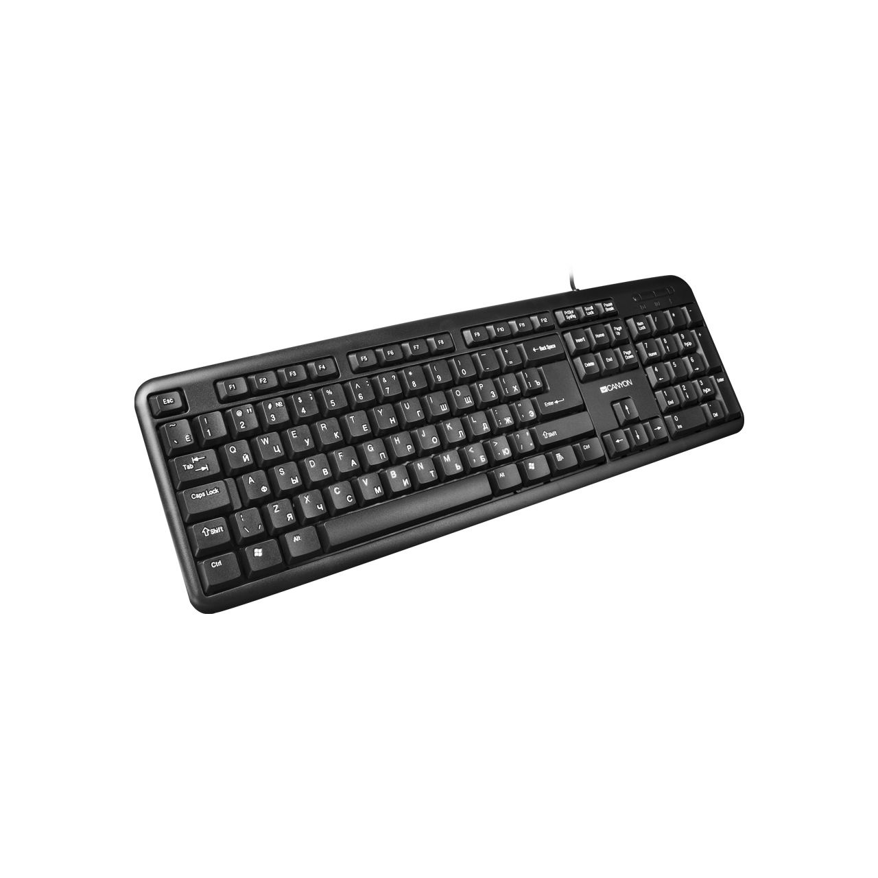 Keyboard Canyon CNE-CKEY01-RU Black USB