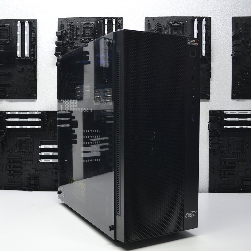 Сервер двухпроцесорний TOWER PowerUp #26 Xeon E5 2670/64 GB/HDD 1 TB х2 Raid/Int Video