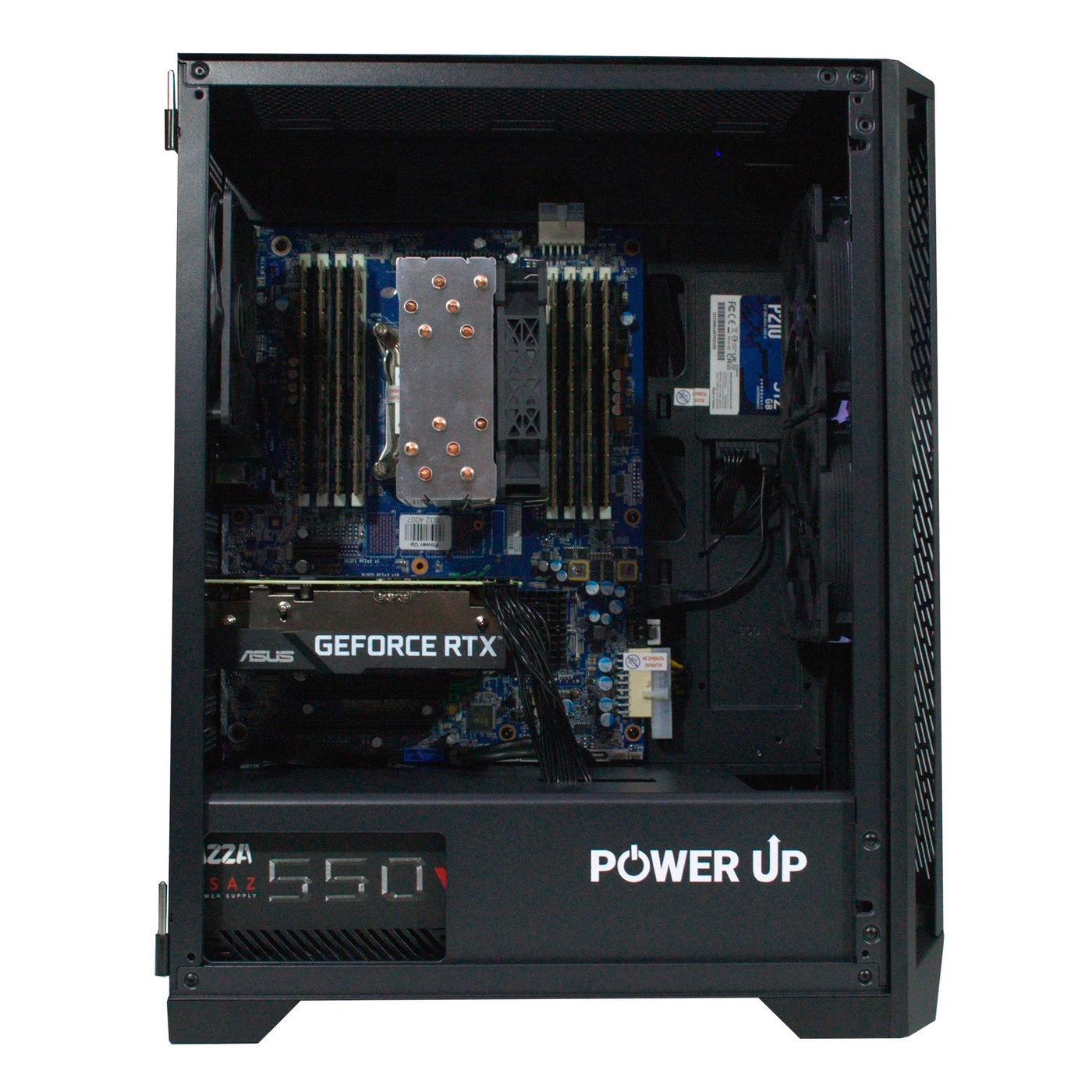 Рабочая станция PowerUp #214 Xeon E5 2673 v4/128 GB/SSD 512GB/GeForce RTX 3050 8GB