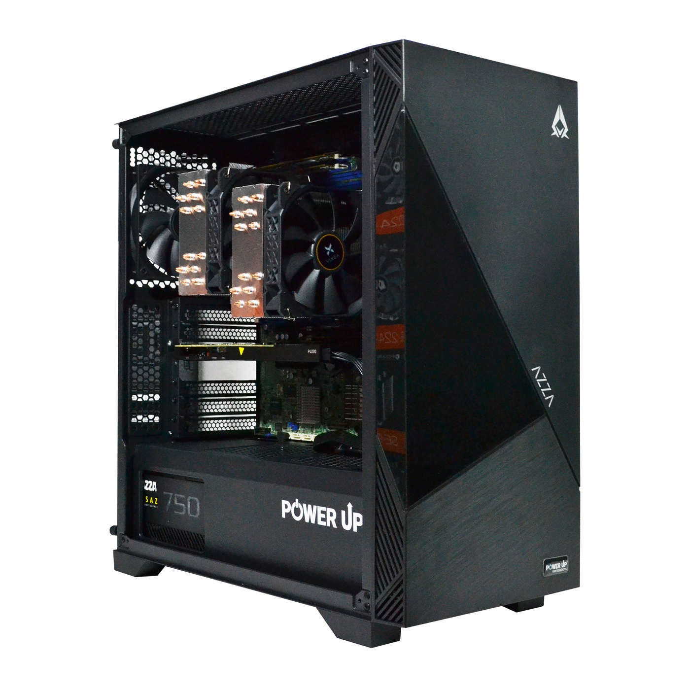 Двопроцесорна робоча станція PowerUp #460 Xeon E5 2690 v3 x2/64 GB/SSD 512GB/NVIDIA Quadro P4000 8GB