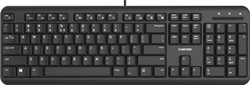 Keyboard Canyon CNS-HKB02-RU Black USB