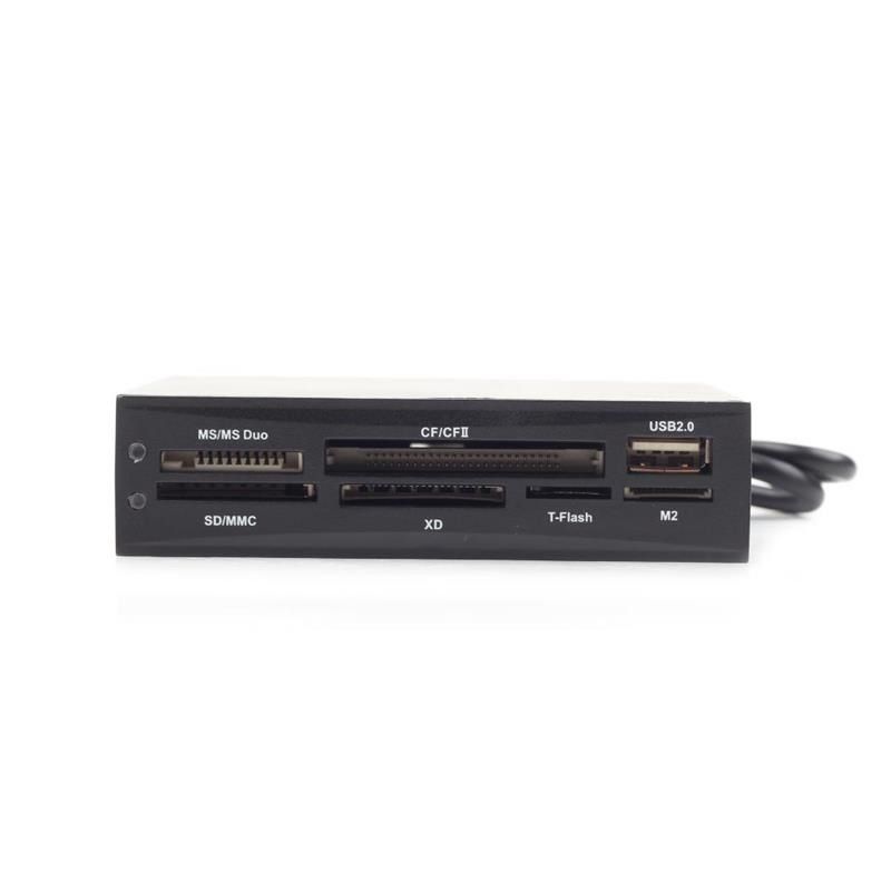 Gembird 3.5" Black Card Reader (FDI2-ALLIN1-02-B)