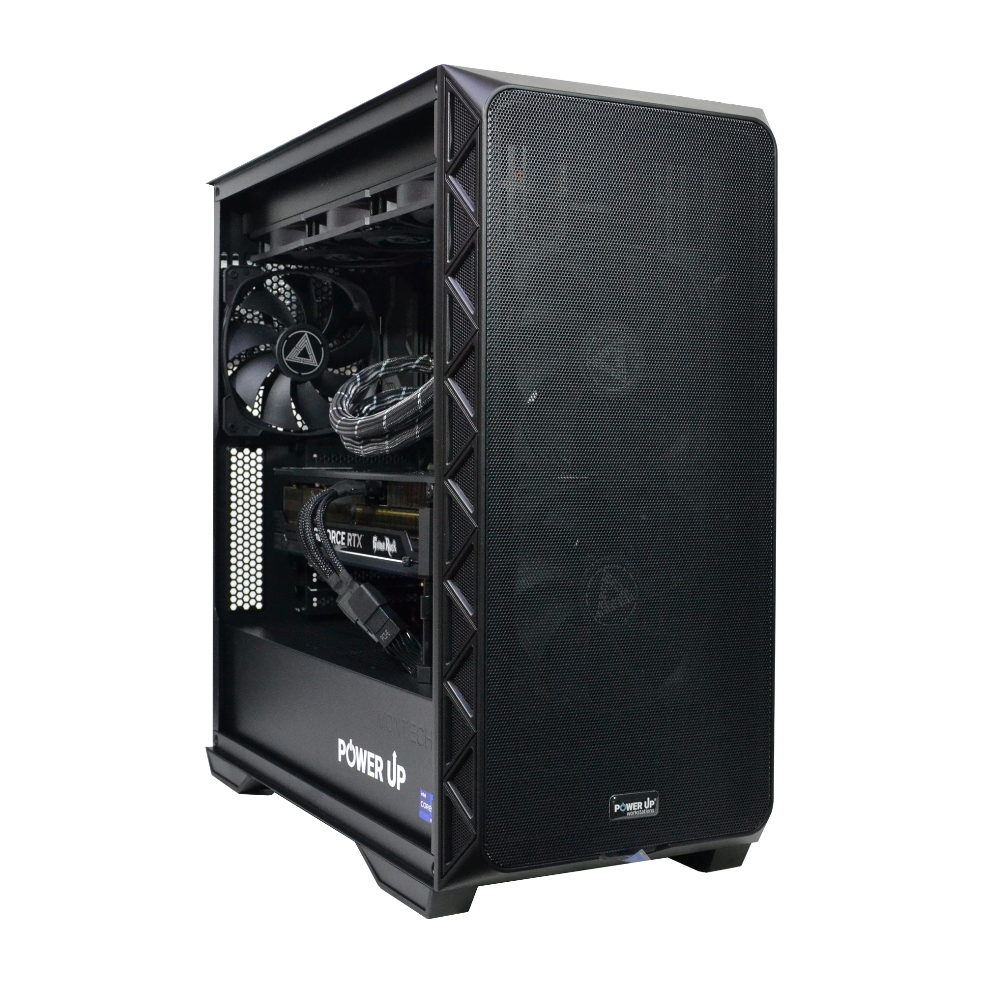 Процесорний сокет на материнській платі Mini-ITX крупним планом. — Core i9 14900K + RTX4080