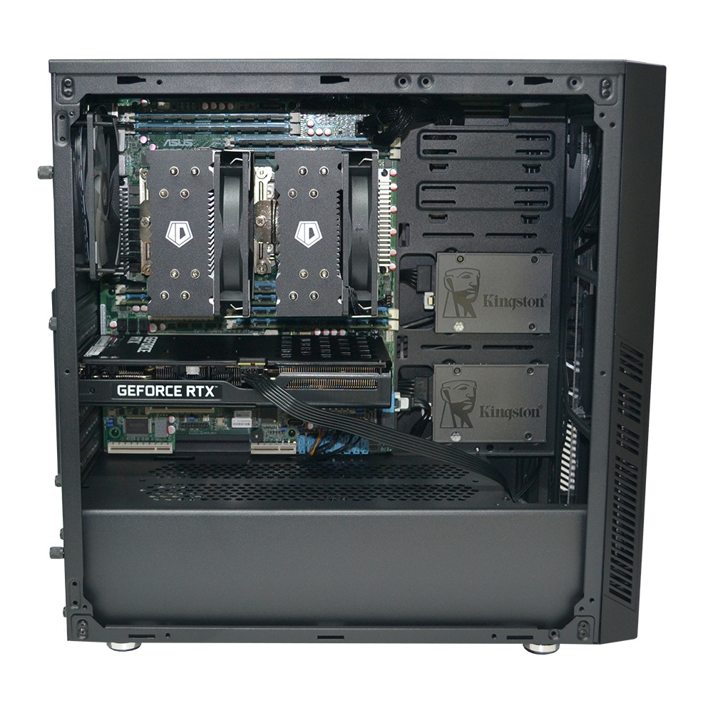 Двухпроцессорная рабочая станция PowerUp #425 Xeon E5 2690 v4 x2/64 GB/HDD 1 TB/SSD 512GB/GeForce RTX 4060 8GB