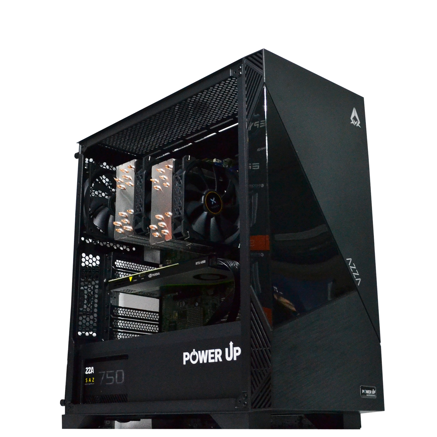 Двопроцесорна робоча станція PowerUp #461 Xeon E5 2690 v3 x2/64 GB/HDD 2 TB/SSD 1TB/NVIDIA Quadro RTX4000 8GB